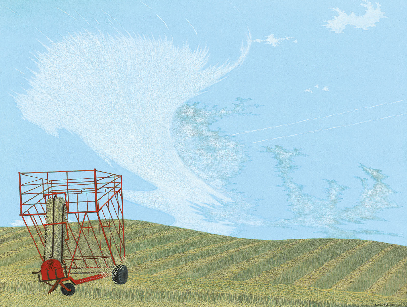 Floating harvest landscape
